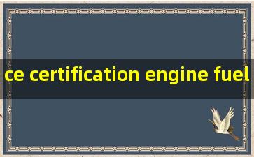 ce certification engine fuel filter